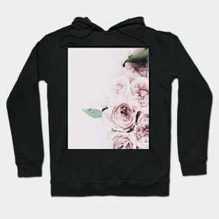 Flowers print, Roses, Pink, Pastel, Fashion print, Scandinavian art, Modern art, Wall art, Print, Minimalistic, Modern Hoodie